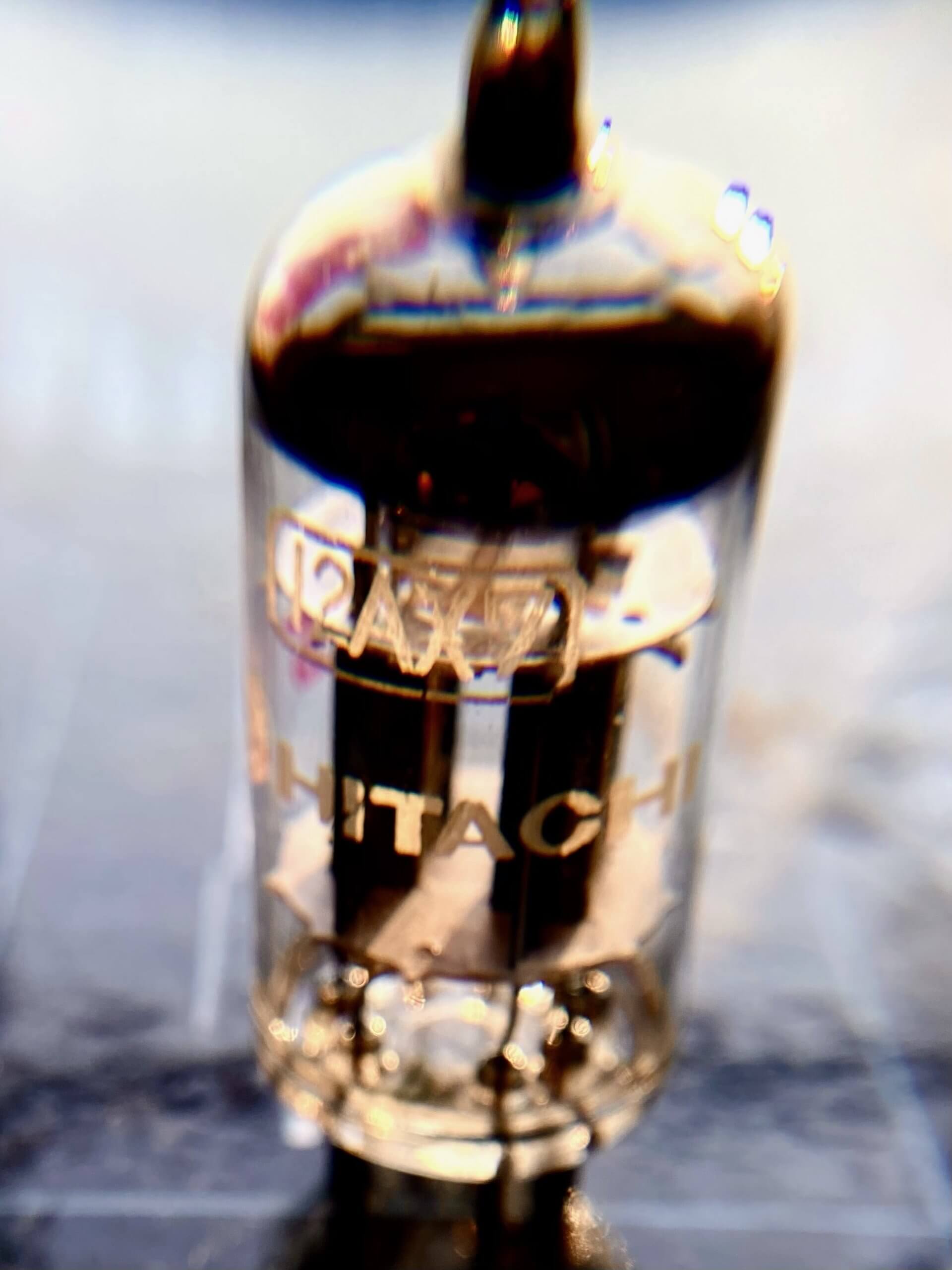 Closeup of a Matsushita vacuum tube