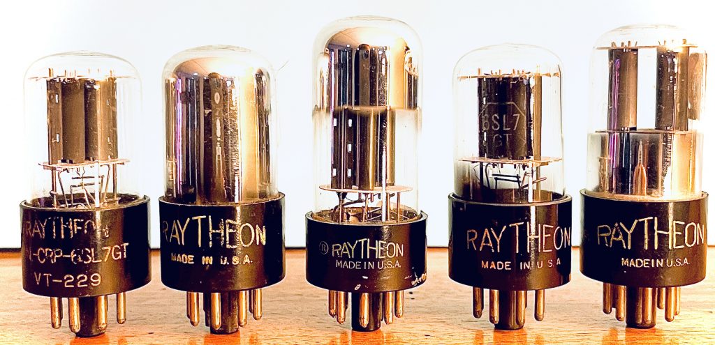 Raytheon 6SL7 With Various Plate Constructions | Fuzz Audio