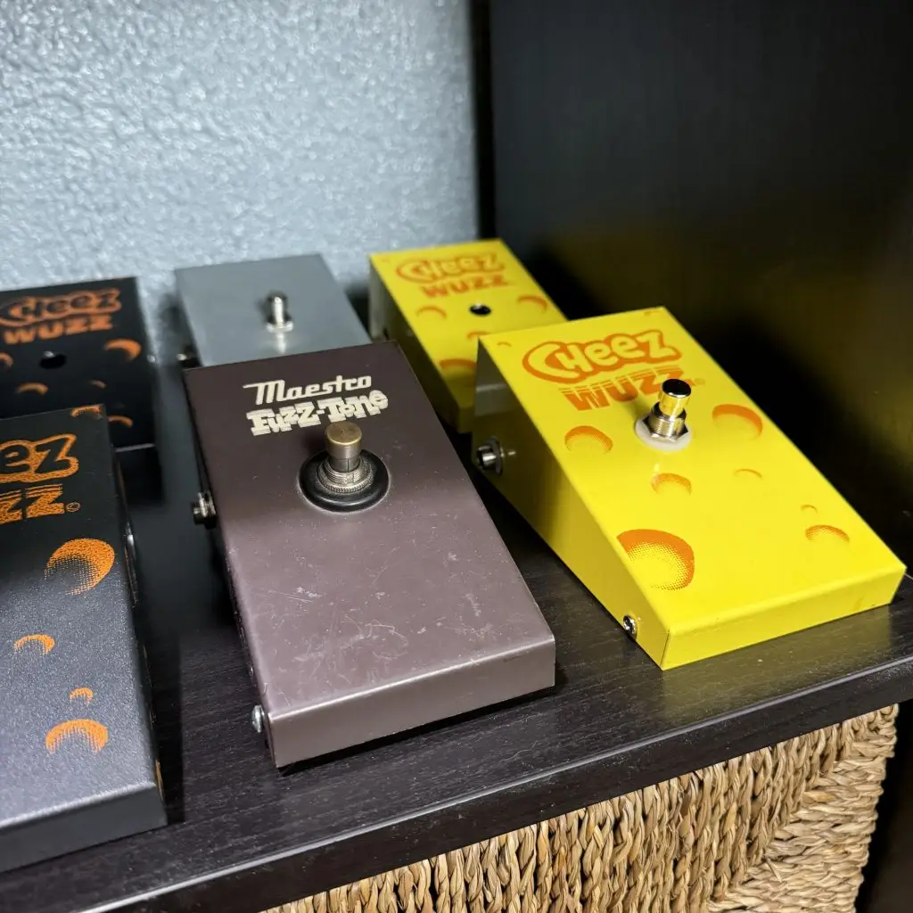 Maestro Fuzz Tone FZ-1A fuzz pedal and prototype CHZ-1's Fuzz Pedals