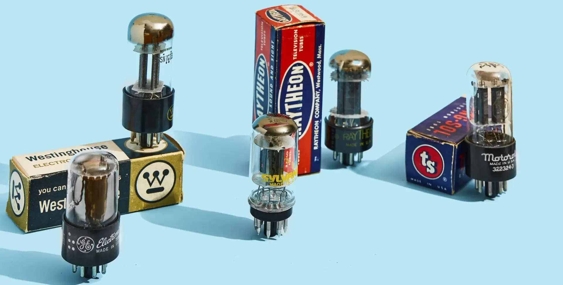 USA 6SN7GT Vintage Vacuum Tubes | Fuzz audio buys tubes